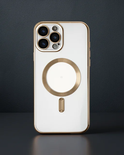 Apple İphone 14 Pro Kılıf Kross Magneticsafe Kapak - Gold