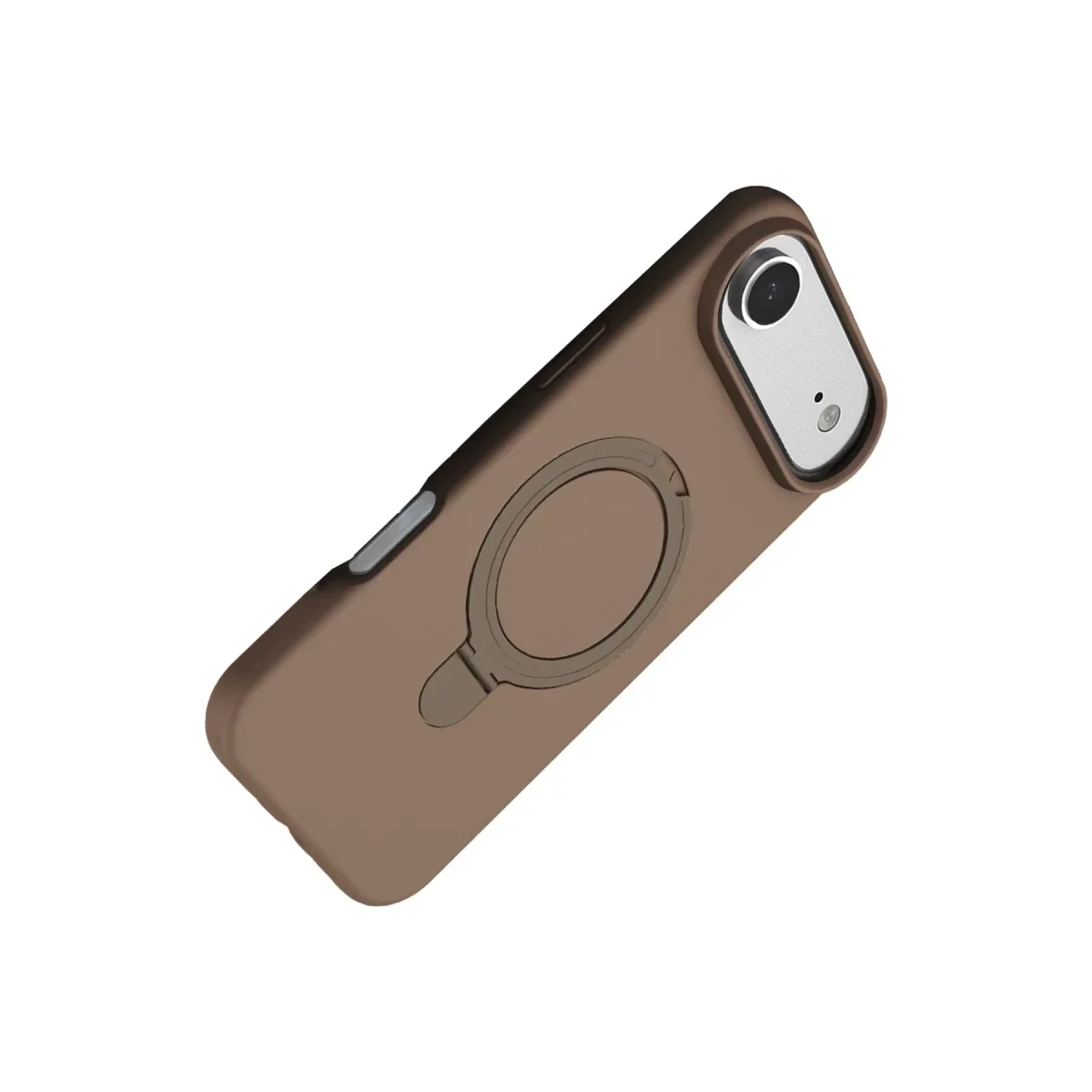 Apple iPhone 17 Air Regal Magsafe Standlı Kapak - Çöl Titanyum görsel 4