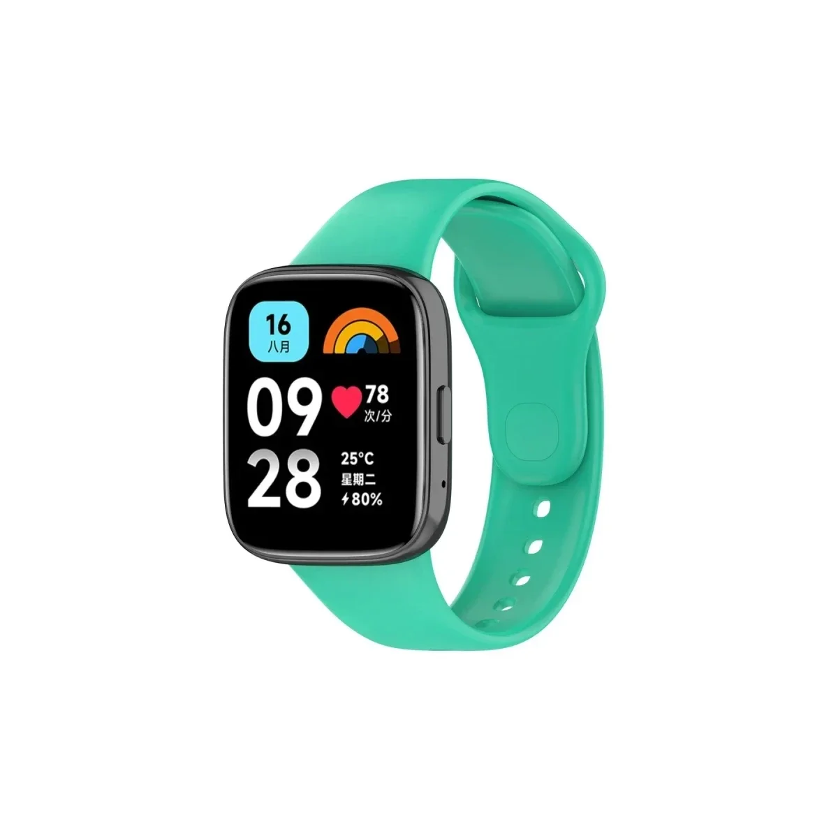 Xiao Red Watch 3 Active Klasik Kordon - Turkuaz görsel 2