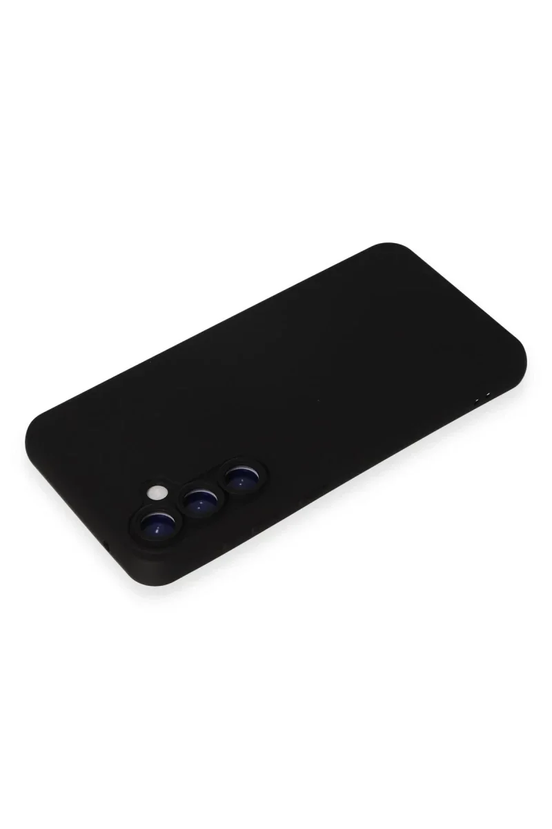 Samsung Galaxy S23 FE Kılıf Nano içi Kadife Silikon - Siyah görsel 3