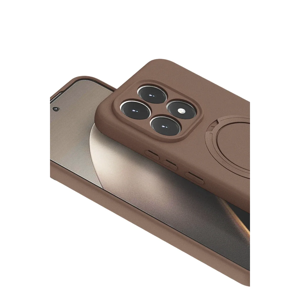 Xiaomi Mi 15T Regal Magsafe Standlı Kapak - Çöl Titanyum görsel 2