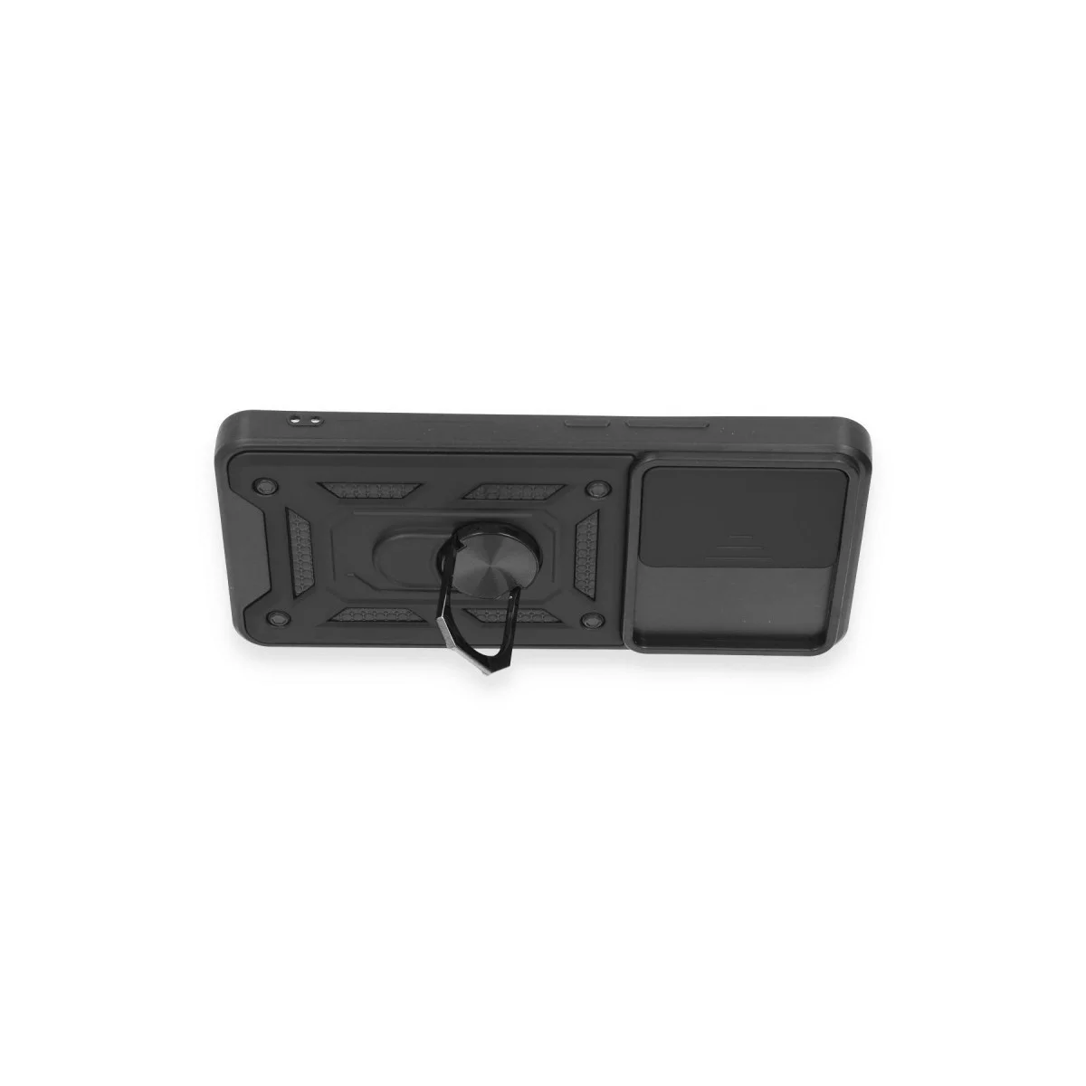 Xiao 12t Pro Kılıf Pars Lens Yüzüklü Silikon - Siyah görsel 3