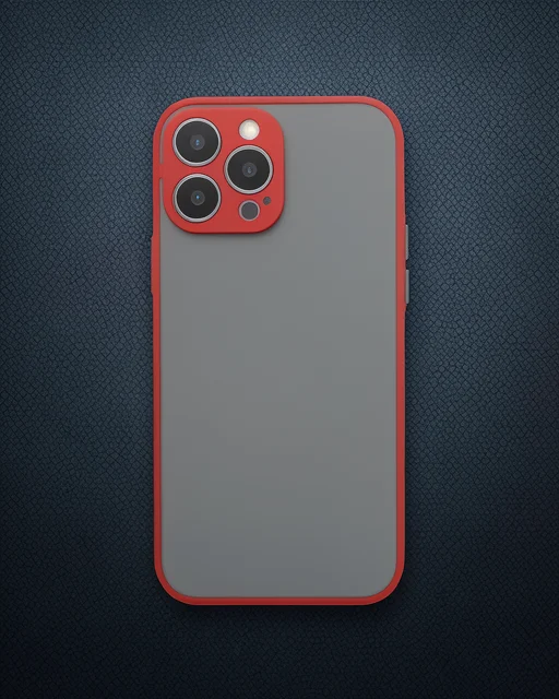Apple İphone 14 Pro Max Kılıf Montreal Silikon Kapak - Kırmızı