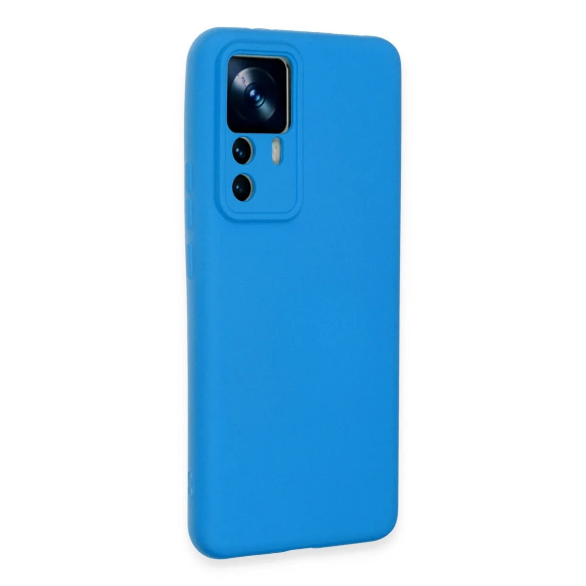 Xiaomi Mi 12t Pro Kılıf Nano İçi Kadife Silikon - Mavi görsel 2
