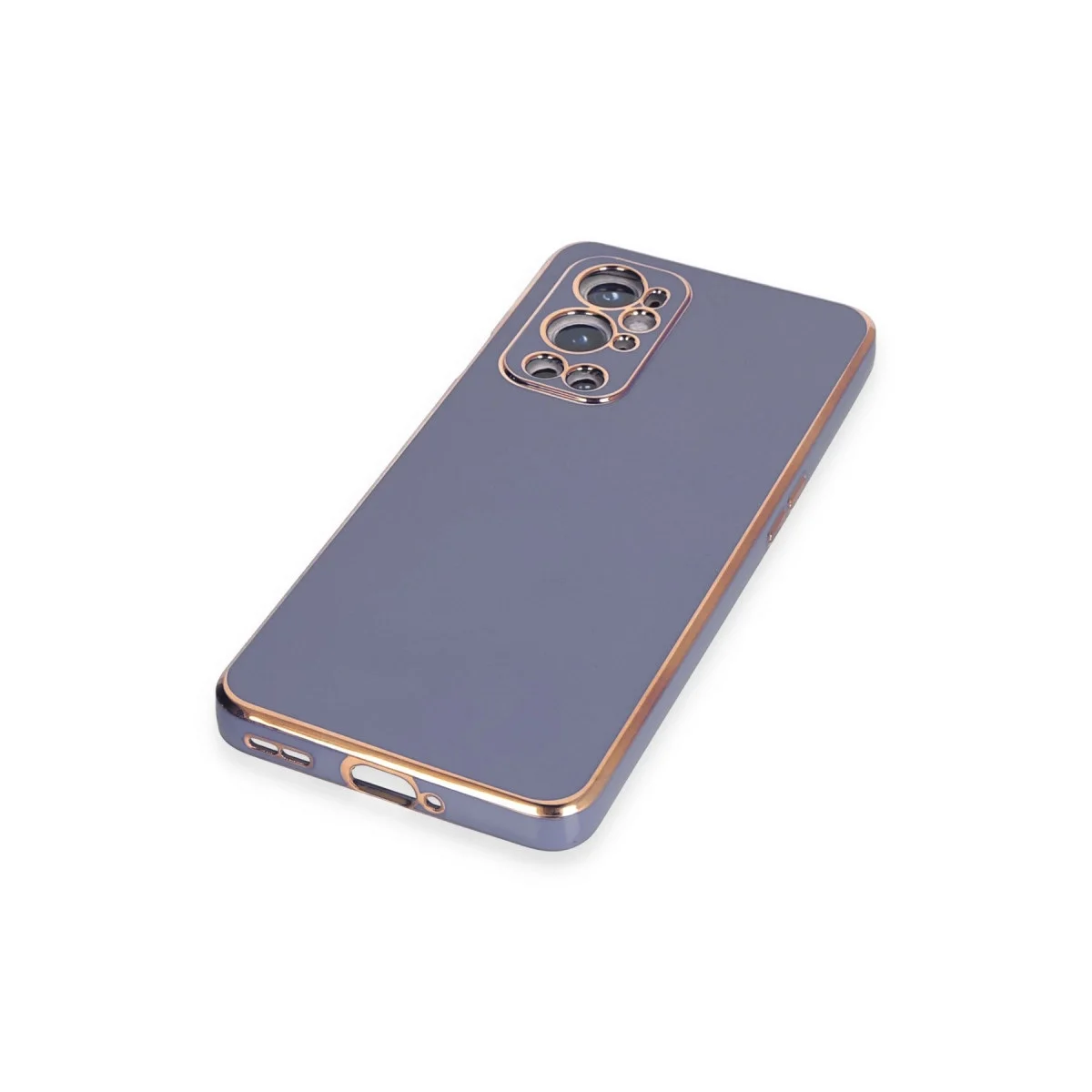 One Plus 9 Pro Kılıf Volet Silikon - Mavi görsel 4