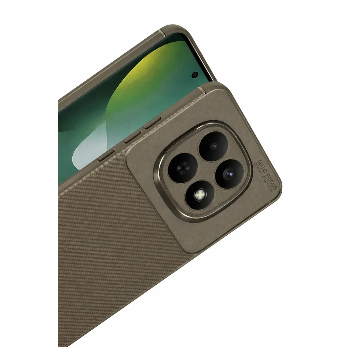 Xiaomi Redmi Note 15 Pro Plus 5G Auto Focus Karbon Kapak - Kahverengi görsel 3