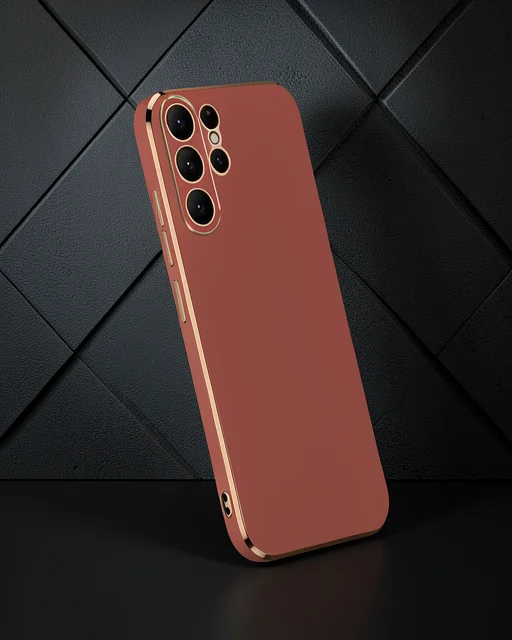 Samsung Galaxy S24 Ultra Kılıf Volet Silikon - Kırmızı