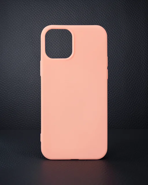 Apple İphone 12 Mini Kılıf First Silikon - Pudra