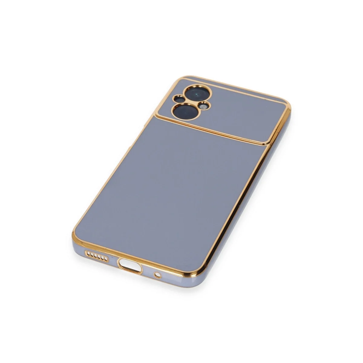 Xiaomi Poco M5 Kılıf Volet Silikon - Mavi görsel 5