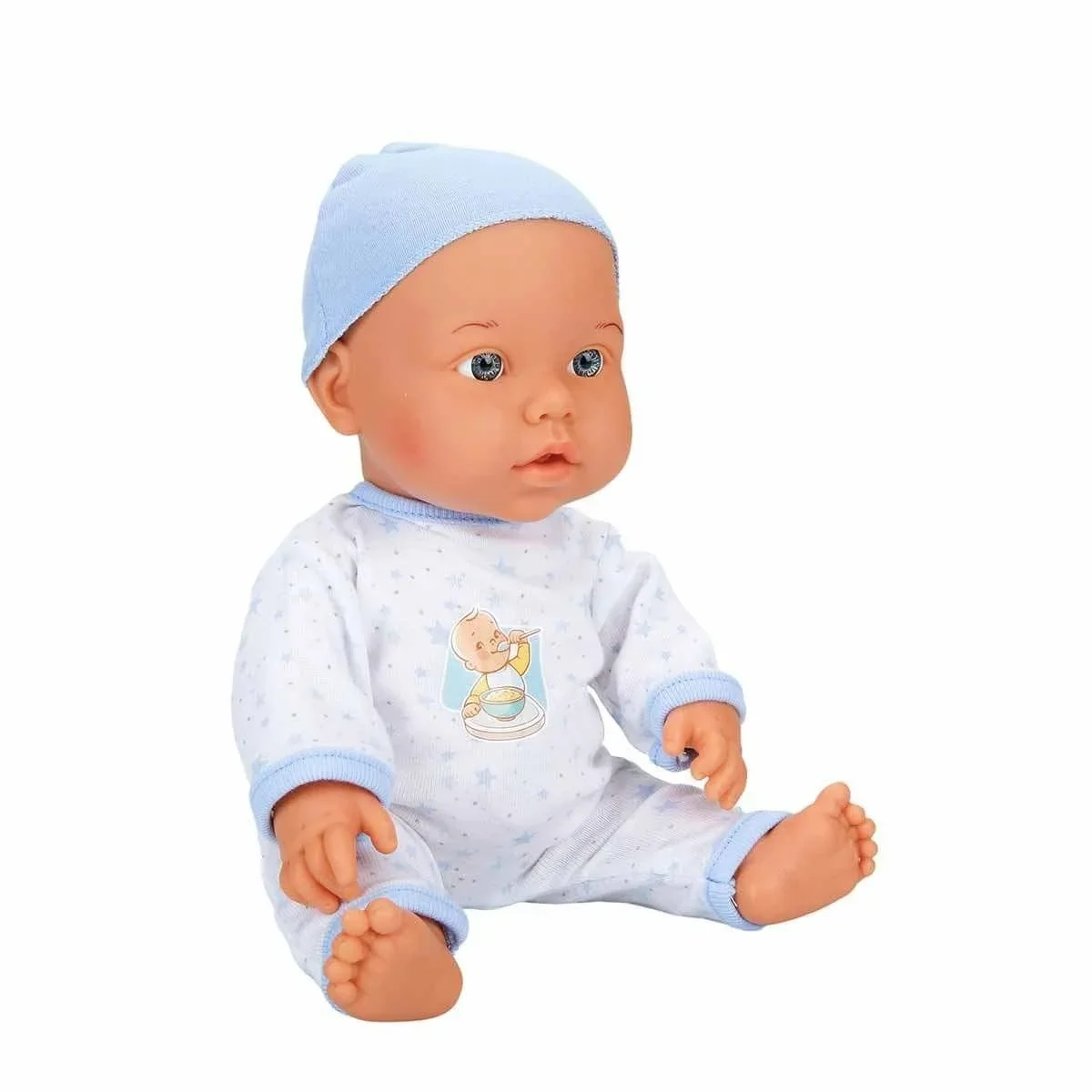 030021 Sunman, Bebelou Yemek Zamanı Sesli Bebek Seti 35 cm / +3 yaş görsel 4