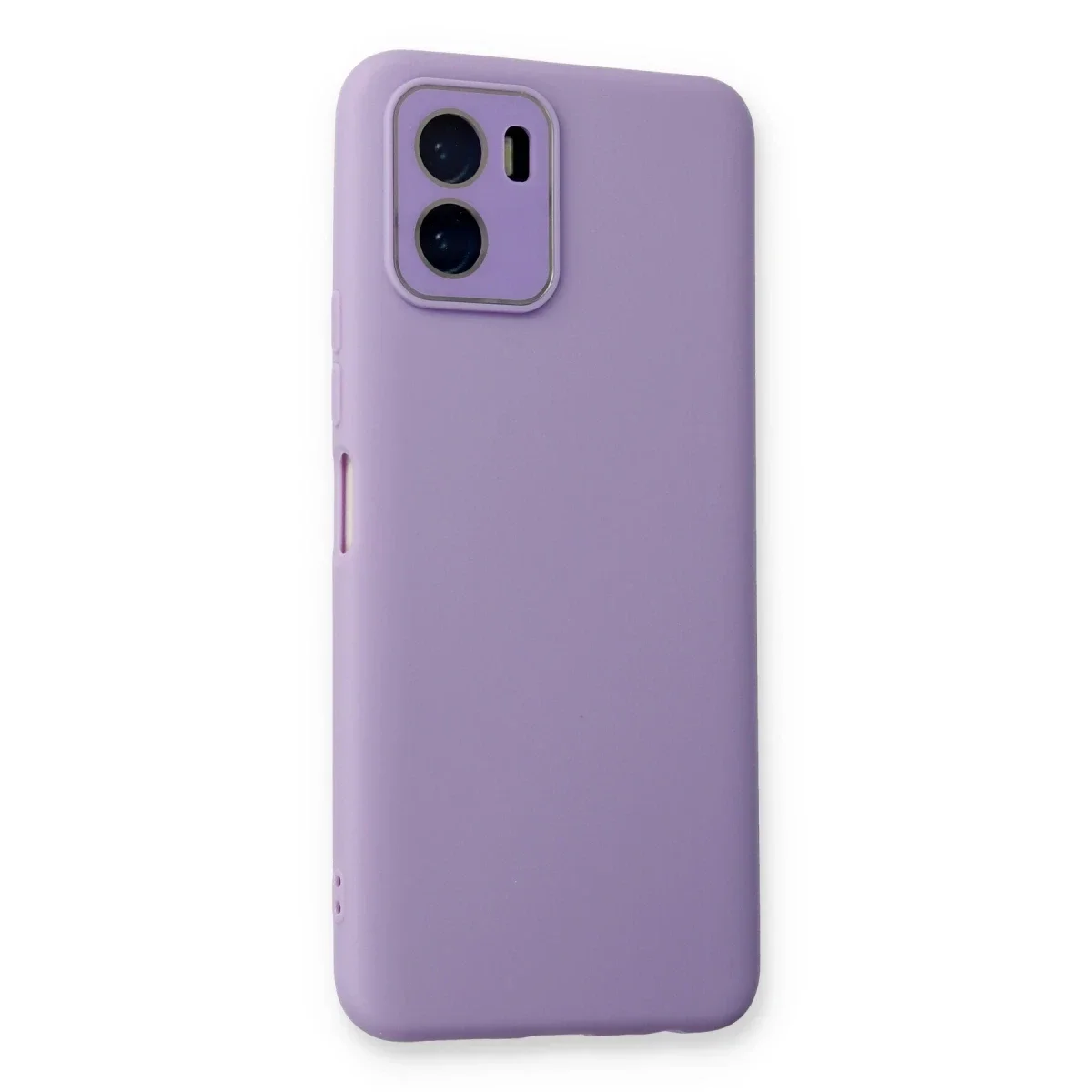 Vivo Y15S Kılıf Lansman Glass Kapak - Lila görsel 3