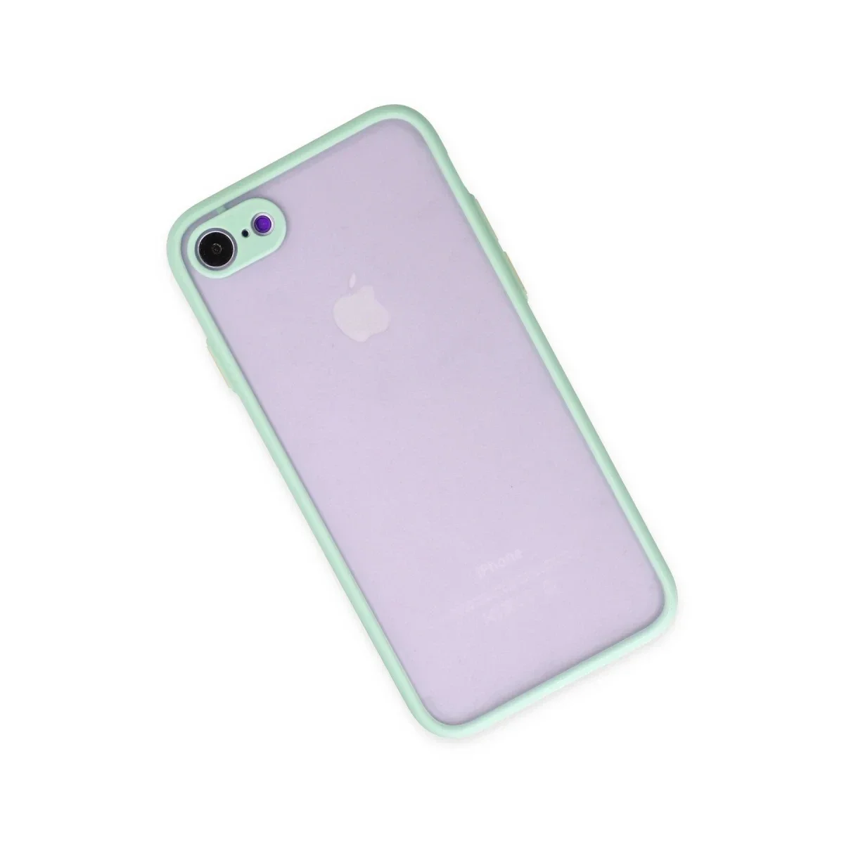 Apple iPhone 7 Kılıf Montreal Silikon Kapak - Turkuaz görsel 2