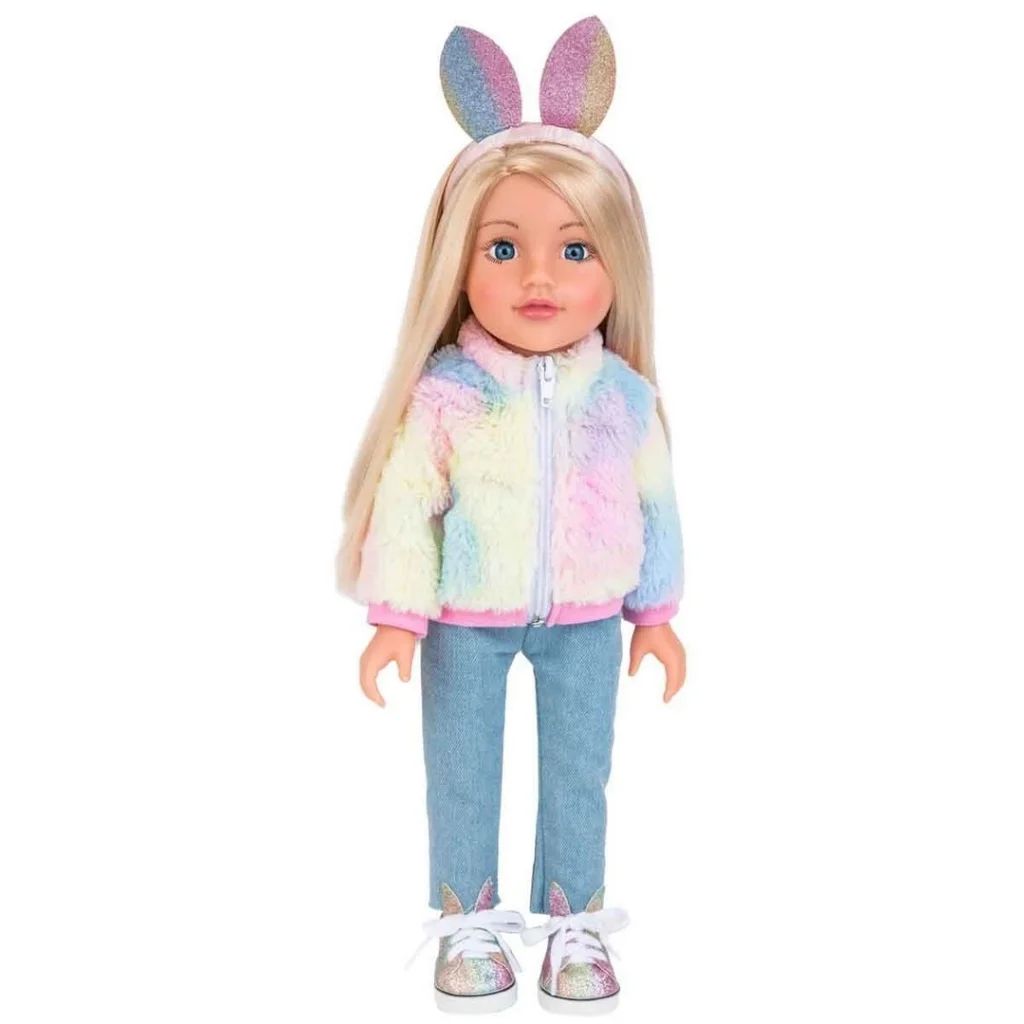 Tavşan Kulaklı Saç Bantlı Bebek 47 cm