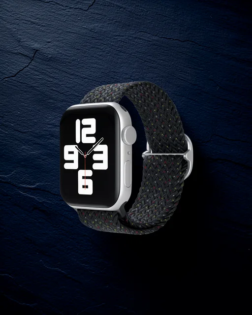 Apple Watch 38mm Kordon - Benekli Siyah