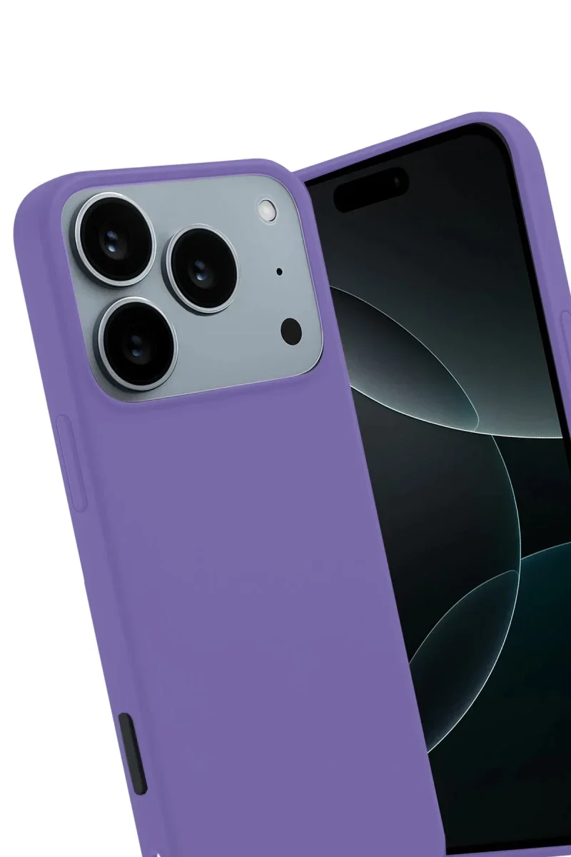 Apple iPhone 17 Pro First Silikon - Lila görsel 3