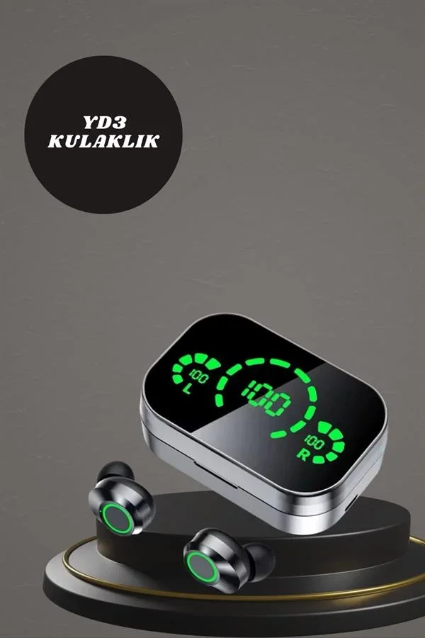 7 Kordonlu Akıllı Saat Ve Aynalı Bluetooth Kulaklık Powerbank Dijital Göstergeli görsel 4