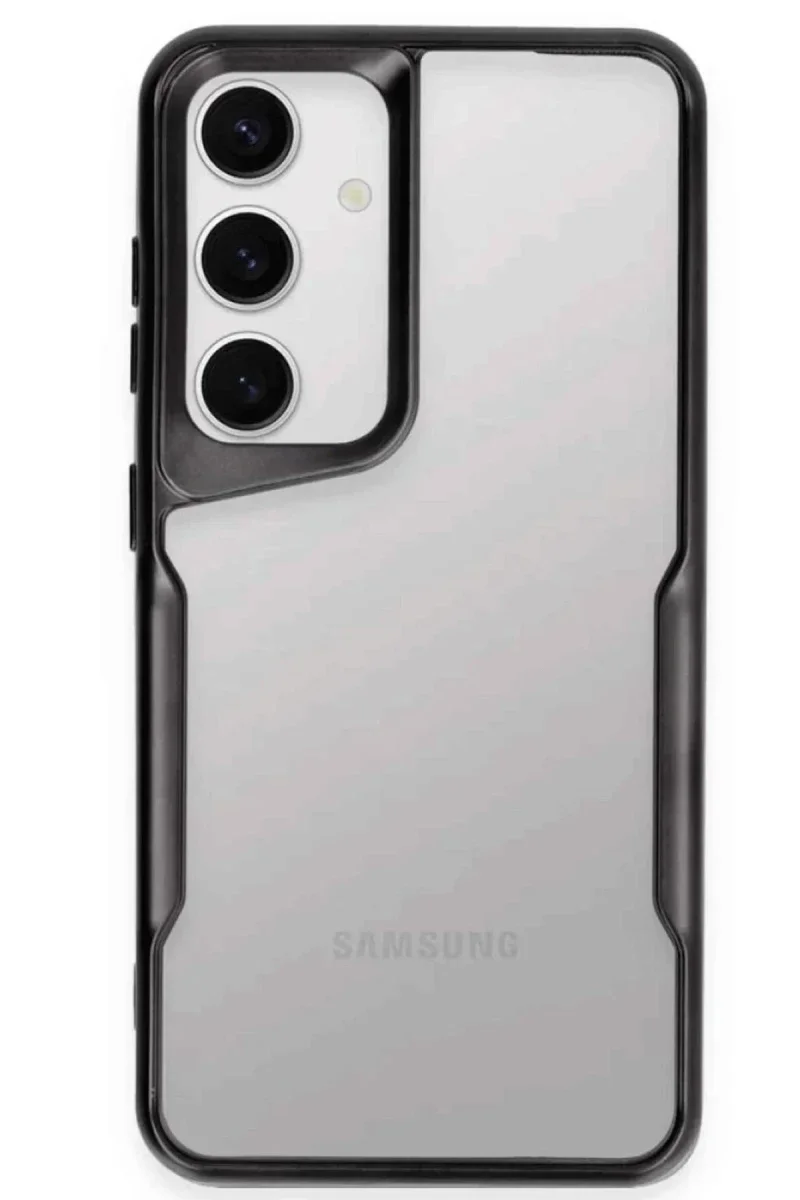 Samsung Galaxy S25 Kılıf Boyi Silikon Kapak - Siyah