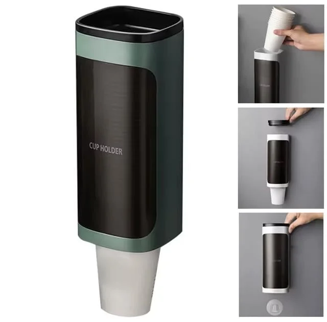 SN-27109 Kendinden Yapışkanlı Plastik - Karton Bardak Dispenseri görsel 4