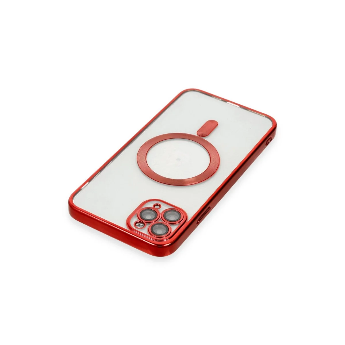 Apple İphone 11 Pro Max Kılıf Kross Magneticsafe Kapak - Kırmızı görsel 4