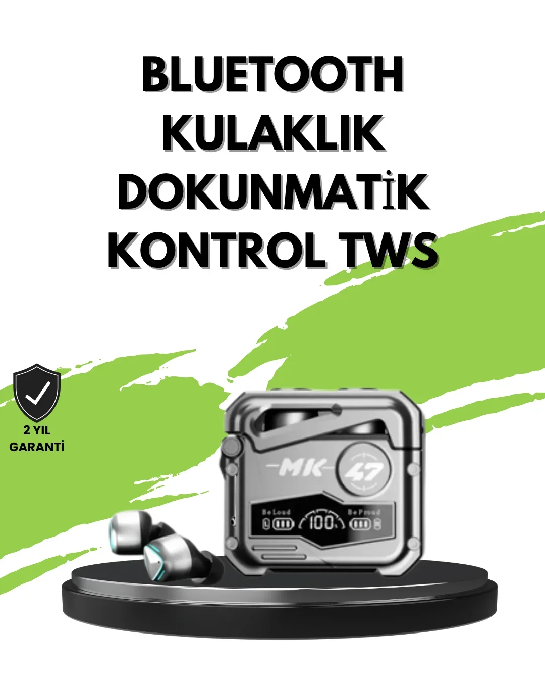Bluetooth Kulaklık – Otomatik Eşleşme ve Stabil Bağlantı (Kopya)