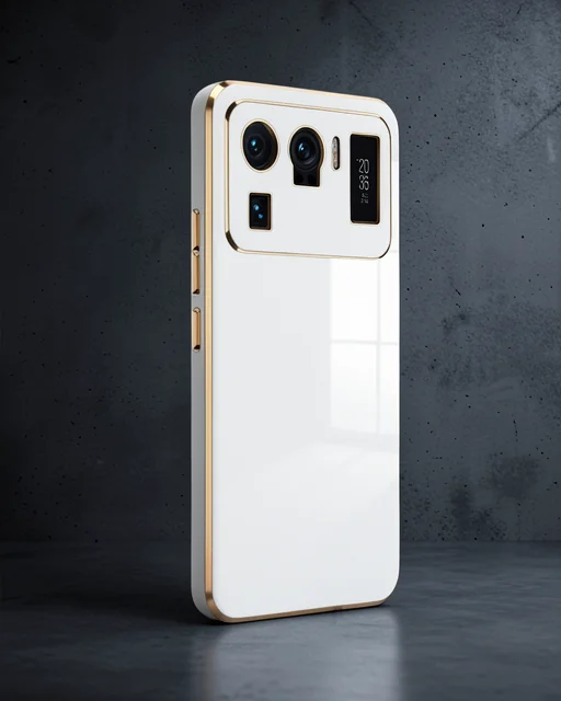 Xiaomi Mi 11 Ultra Kılıf Volet Silikon - Beyaz