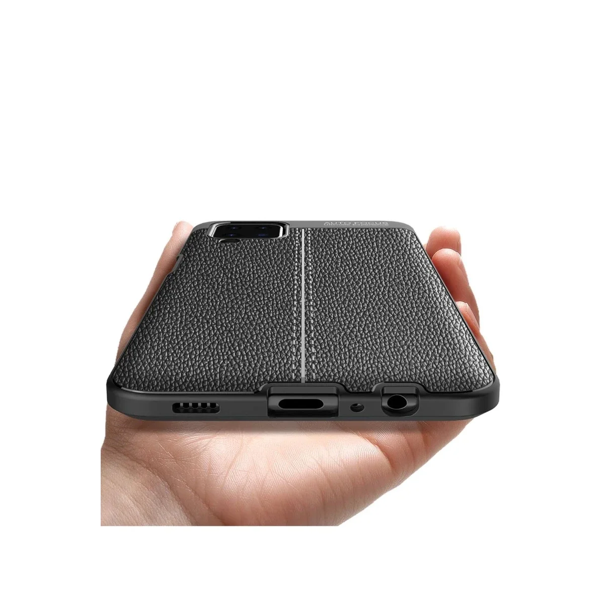 Samsung Galaxy A12 Kılıf Auto Focus Kapak - Kırmızı görsel 6