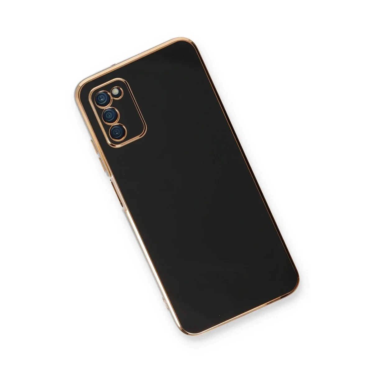Samsung Galaxy A03S Kılıf Volet Silikon - Siyah görsel 3