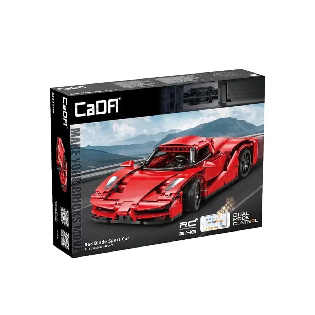 C51304W Cada Red Blade Sport Car 405 Parça Block Oyuncak görsel 5