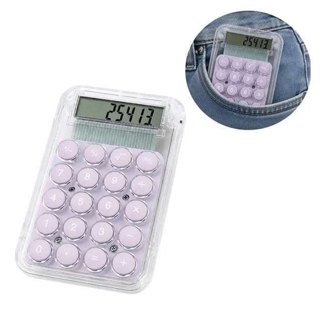 PM-25413 Mor ni Hesap Makinesi görsel 4