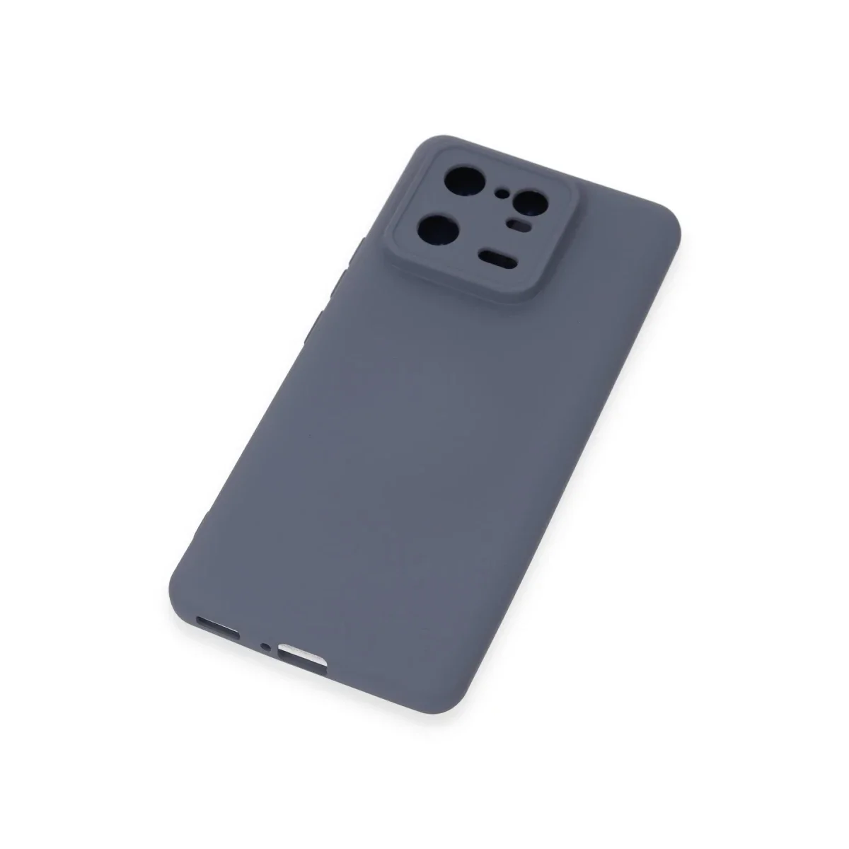 Xiaomi Mi 13 Pro Kılıf Nano içi Kadife Silikon - Gri görsel 4