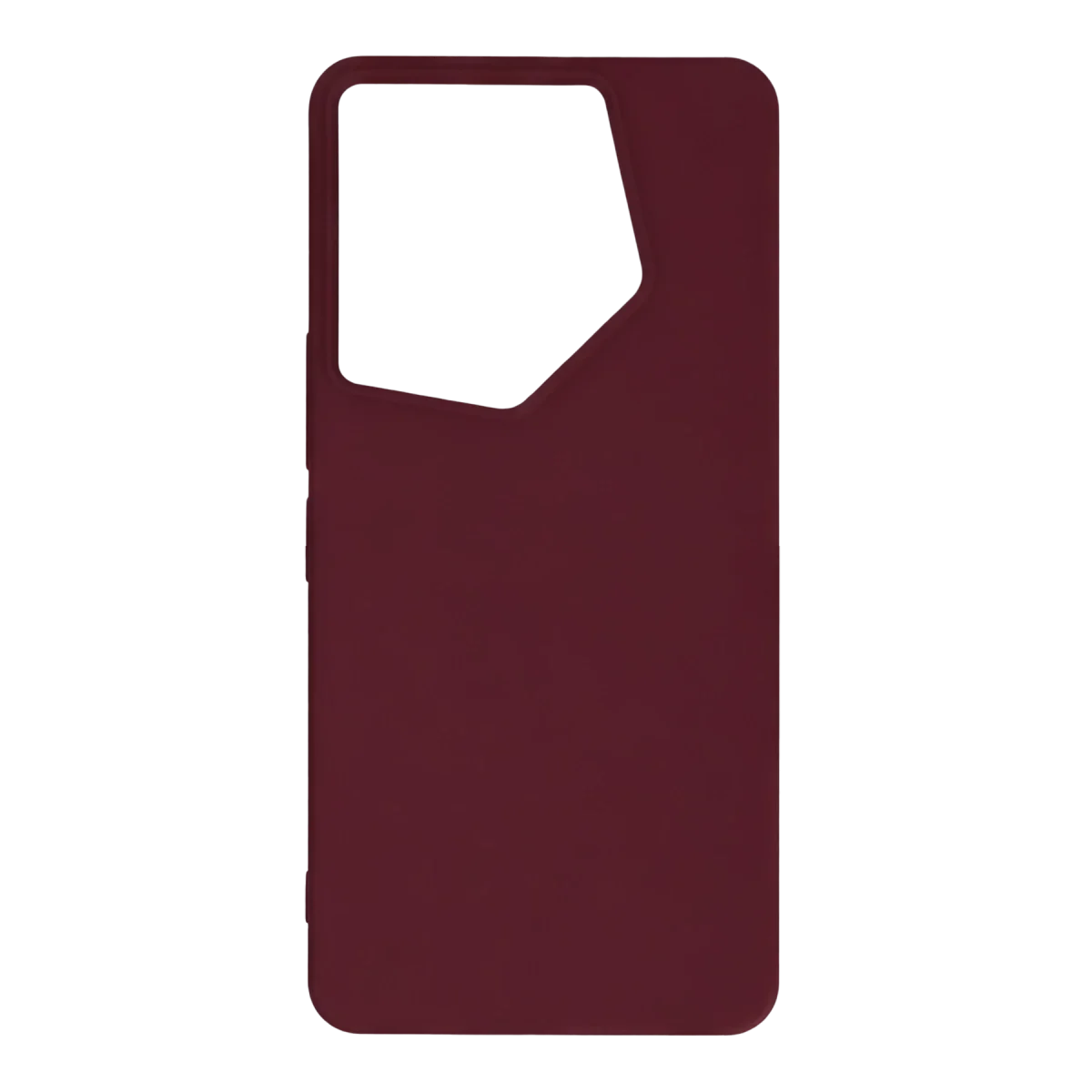 Tecno Camon 20 Pro 5g Kılıf First Silikon - Bordo görsel 2