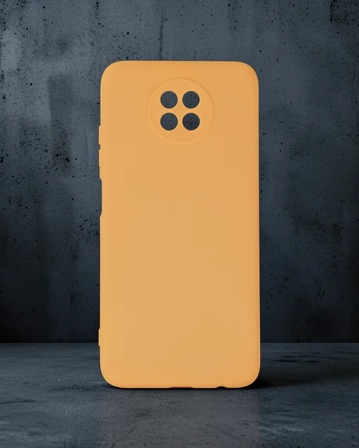 Xiaomi Redmi Note 9 5g Kılıf Nano İçi Kadife Silikon - Sarı