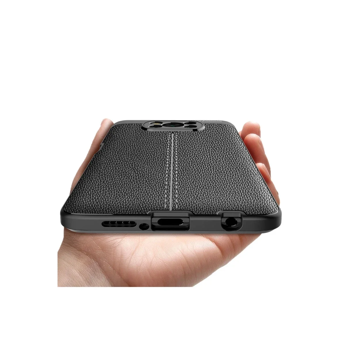 Xiaomi Pocophone X3 Kılıf Auto Focus Kapak - Kırmızı görsel 6