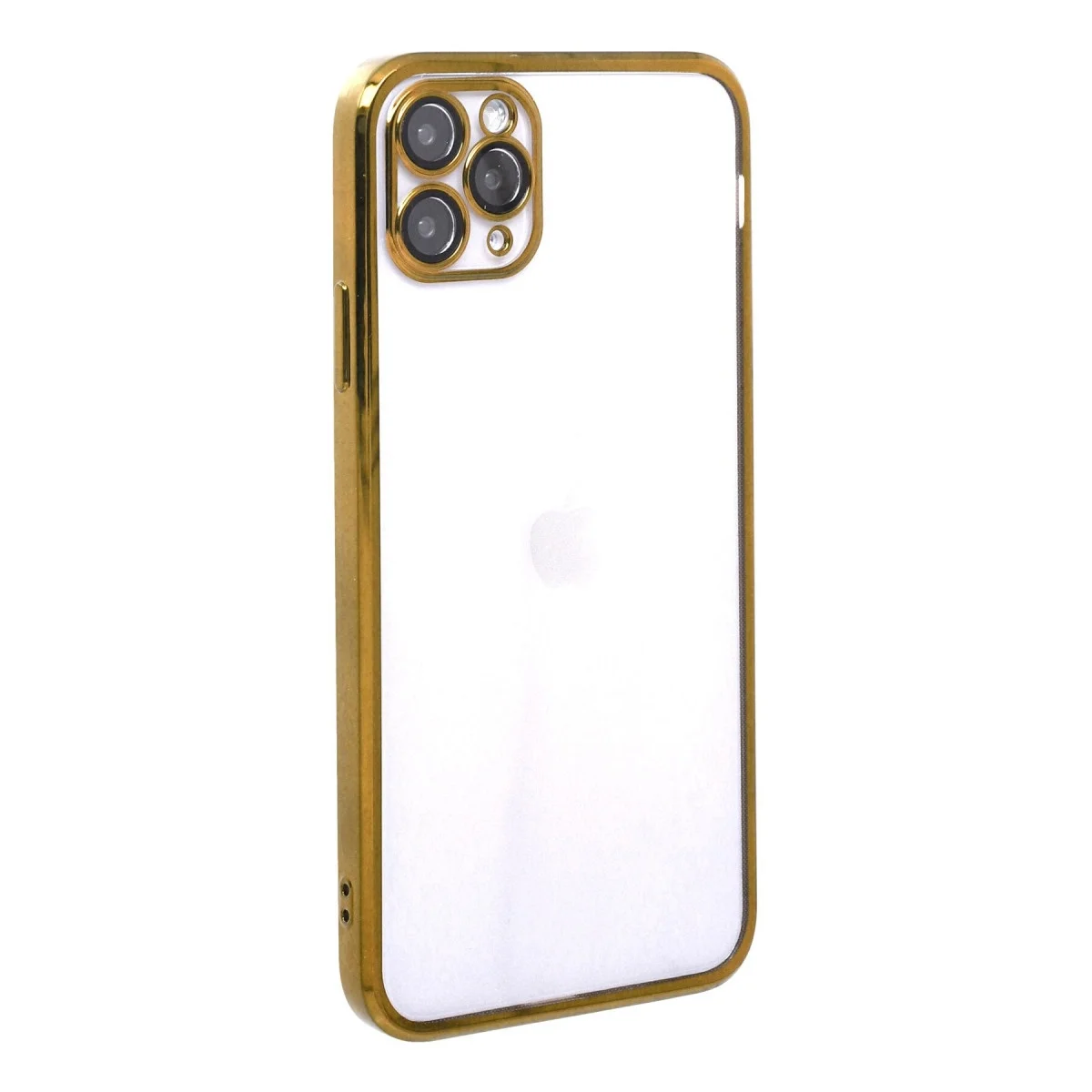 Apple İphone 11 Pro Kılıf Razer Lensli Silikon - Gold görsel 2