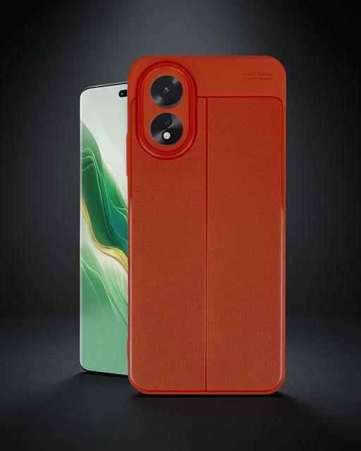 Oppo A38 Kılıf Auto Focus Kapak - Kırmızı