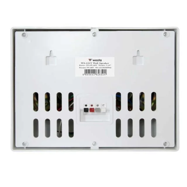 Westa WS-121T Beyaz 12 Cm Çift Yönlü 10 Watt 70-100V Trafolu Sütun Hoparlör görsel 2