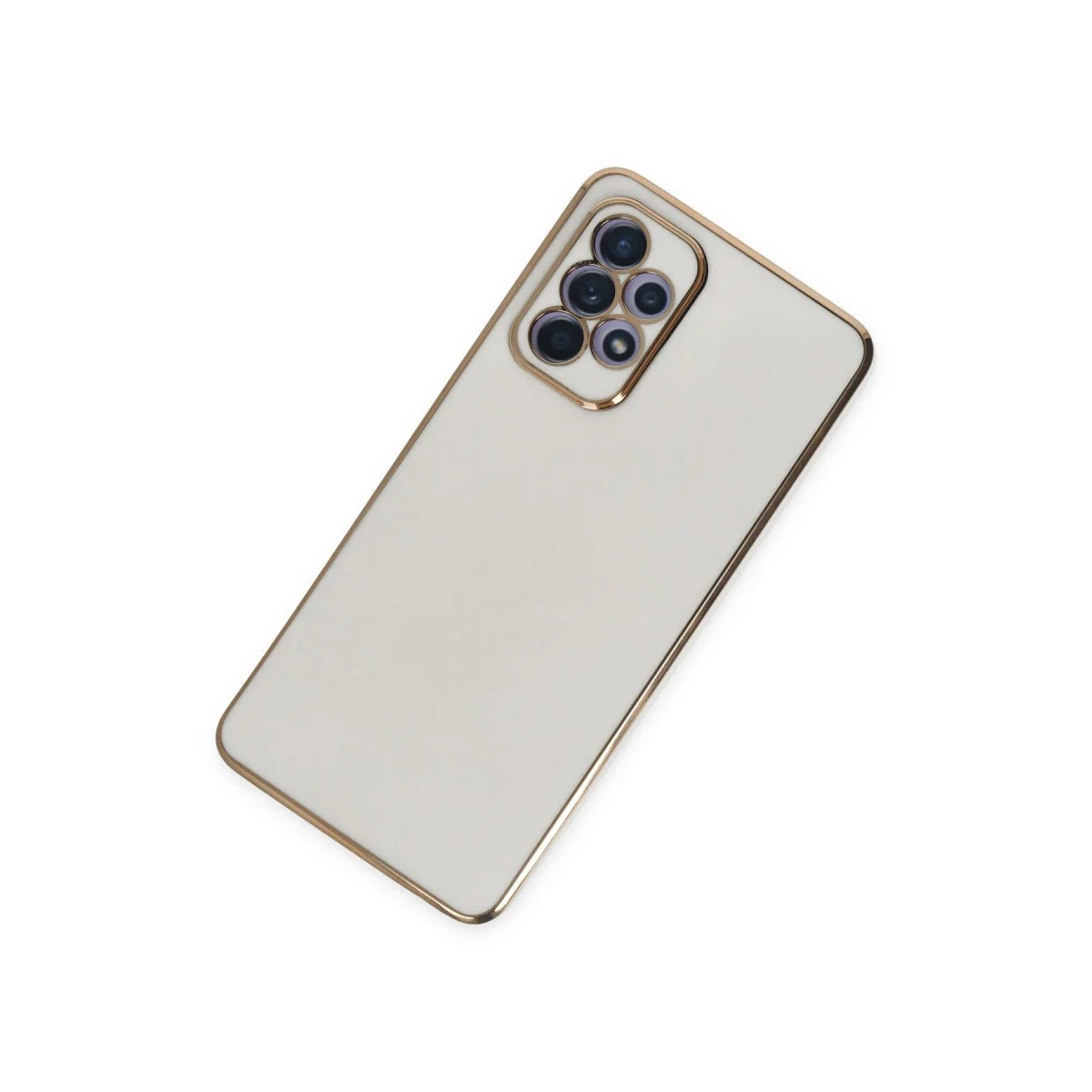 Samsung Galaxy A52 Kılıf Volet Silikon - Beyaz görsel 3