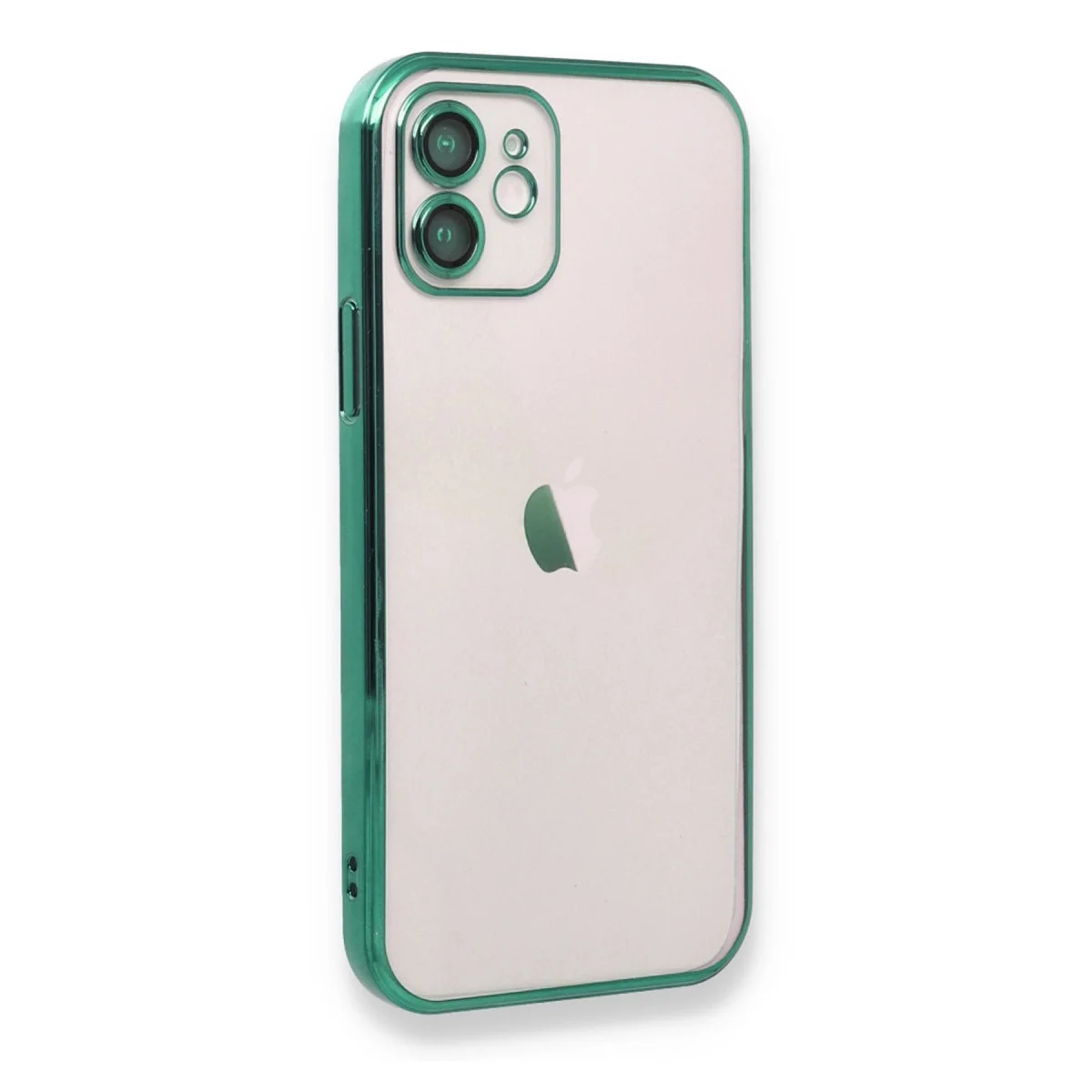 Apple İphone 12 Kılıf Razer Lensli Silikon - Yeşil görsel 2