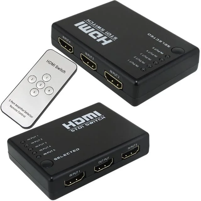 PM-8342 5 Giriş 1 Çıkış HD 2.0 4K@60Hz Switcher Toplayıcı Kumandalı görsel 4