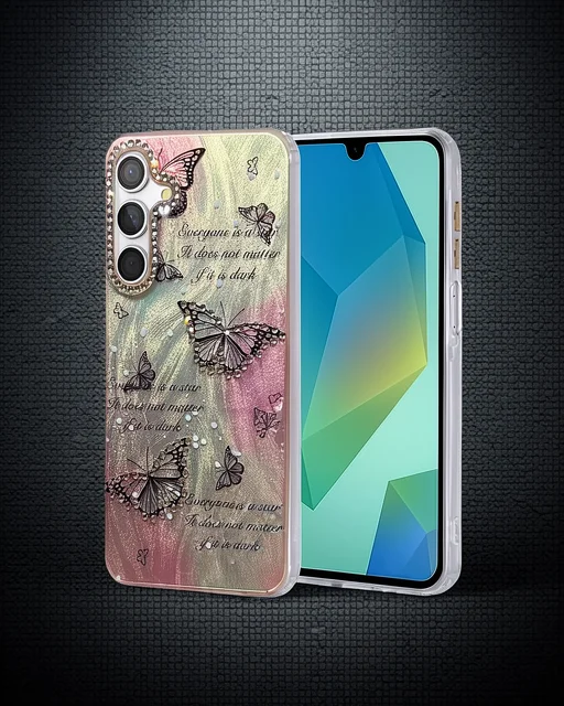 Samsung Galaxy A14 4g Kılıf Blade Aynalı Desenli Kapak - Desen 6