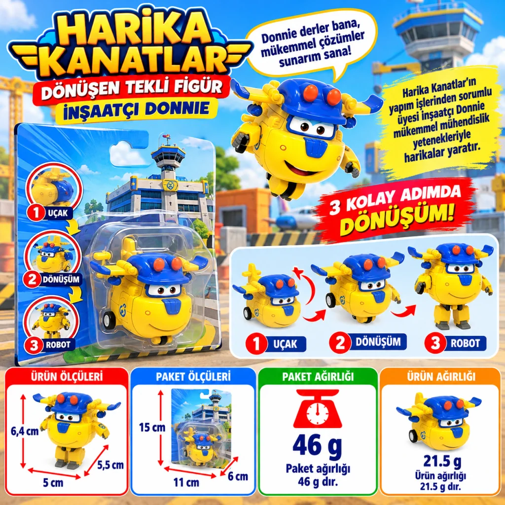 Dönüşen Tekli Figür İnşaatçı Donnie