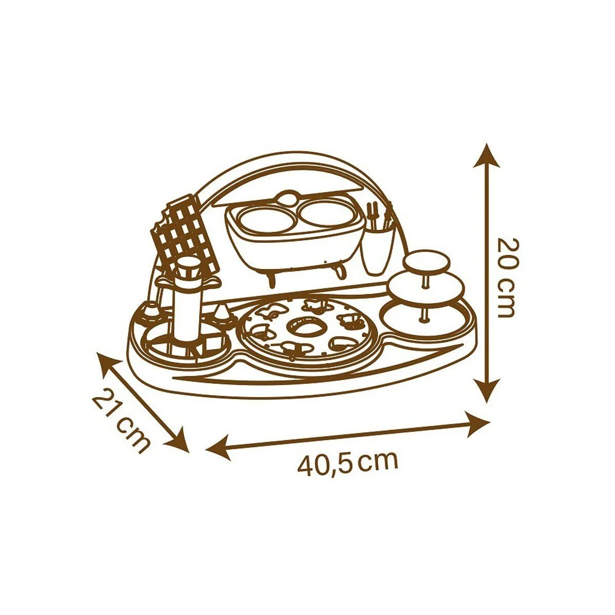 7600312116 Smoby Chef Çikolata Fabrikası Oyun Seti görsel 4