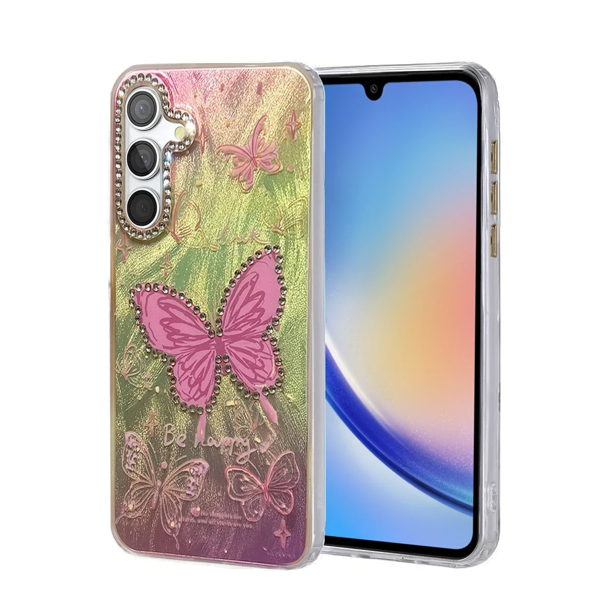 Samsung Galaxy A34 5G Kılıf Blade Aynalı Desenli Kapak - Desen 5