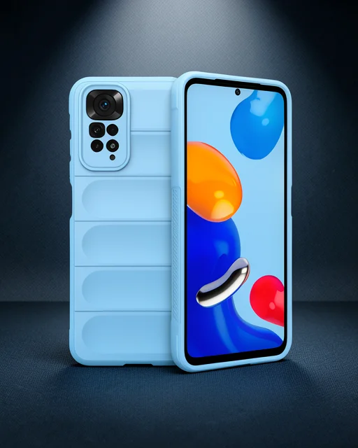 Xiaomi Redmi Note 11 Kılıf Optimum Silikon - Sky Blue