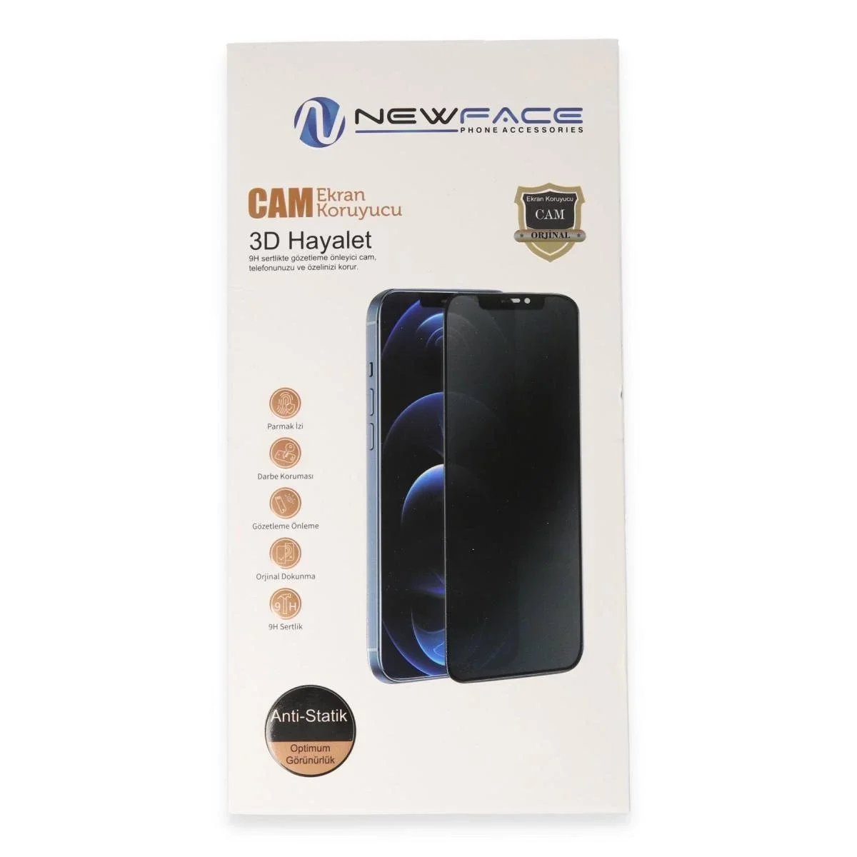 Huawei Honor 600 Lite 3D Antistatik Hayalet Cam Ekran Koruyucu - Şeffaf görsel 3
