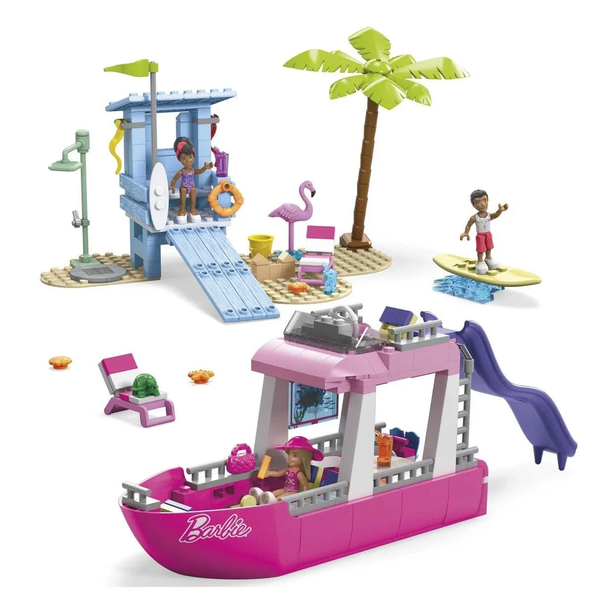 HPN79 MEGA Barbie® Malibu Rüya Teknesi™ 317 parça +6 yaş görsel 2