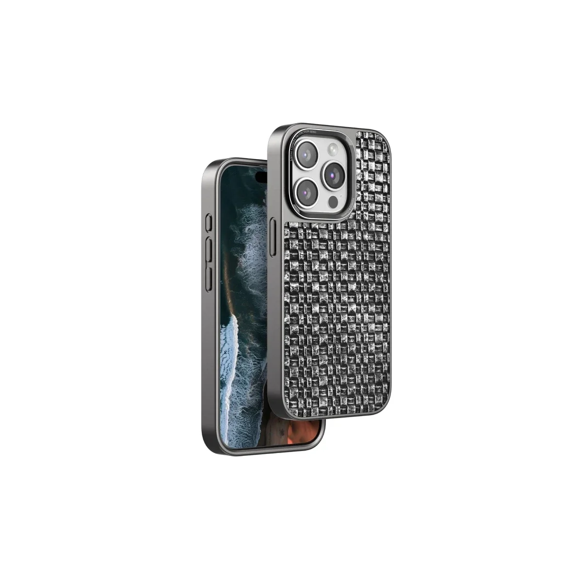 Venco Apple iPhone 15 Pro Brand Kapak - Gümüş görsel 2