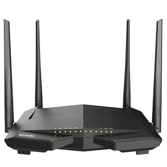 Tenda V12 AC1200 Dual Band 4X Gigabit Port 1200 Mbps Vdsl Modem görsel 4