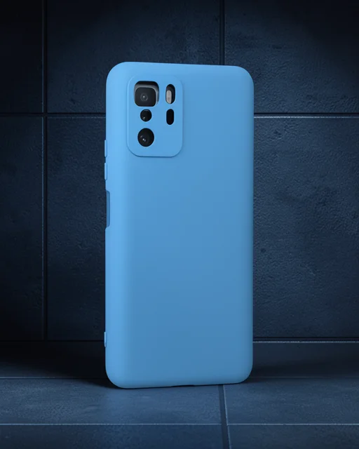 Xiaomi Poco X3 Gt Kılıf Nano İçi Kadife Silikon - Mavi