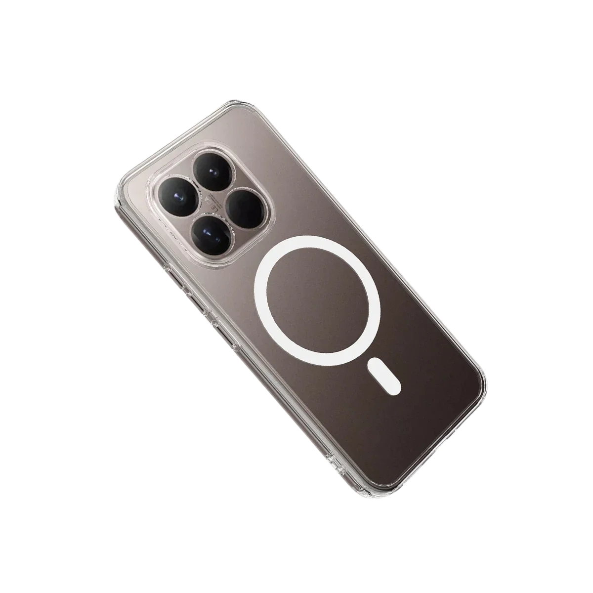 Xiaomi Mi 15T Combo Sert Şeffaf Magsafe Kapak - Şeffaf görsel 3